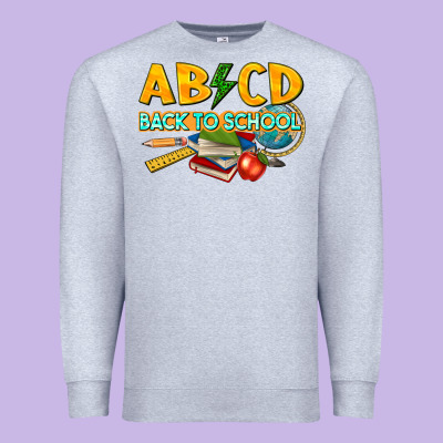 Abcd Back To School Premium Sweatshirt Designed By Texasbilliewilder