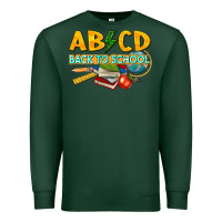 Sports Green abcd back to school Premium Sweatshirt - texasbilliewilder