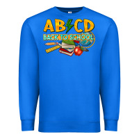 True Royal abcd back to school Premium Sweatshirt - texasbilliewilder
