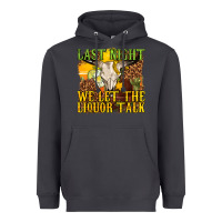 Smoke last night we let the liquor talk western Heavyweight Hoodie - texasbilliewilder