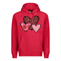 Cardinal hearts Premium Hoodie - JahusDesignShop
