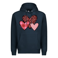 Navy hearts Premium Hoodie - JahusDesignShop