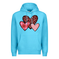 Ocean Blue hearts Premium Hoodie - JahusDesignShop