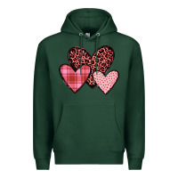 Sports Green hearts Premium Hoodie - JahusDesignShop