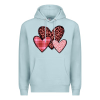 Blue Mist hearts Premium Hoodie - JahusDesignShop