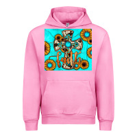 Fuchsia Pink cross tumbler Urban Hoodie - JahusDesignShop