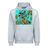 Heather Grey cross tumbler Urban Hoodie - JahusDesignShop