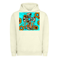 Pigment Pistachio cross tumbler Urban Hoodie - JahusDesignShop