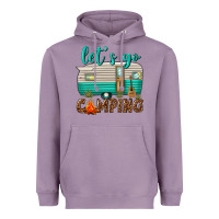 Lavender lets go camping Heavyweight Hoodie - texasbilliewilder