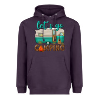 Plum lets go camping Heavyweight Hoodie - texasbilliewilder
