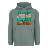 Sage lets go camping Heavyweight Hoodie - texasbilliewilder