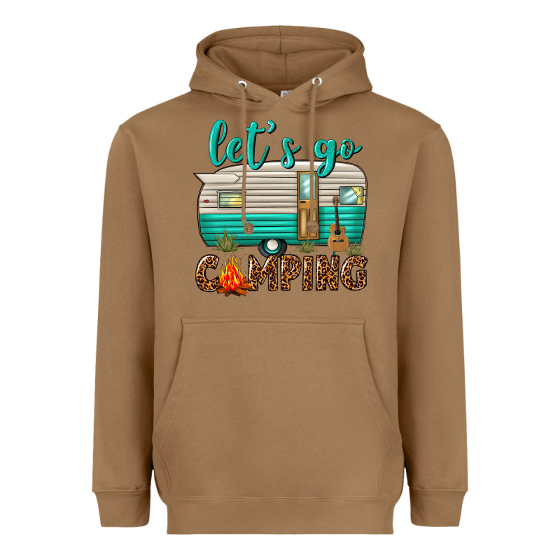 Lets Go Camping Heavyweight Hoodie by texasbilliewilder | Teevron