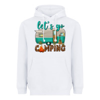 White lets go camping Heavyweight Hoodie - texasbilliewilder