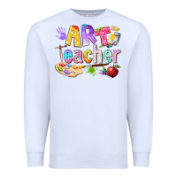 White art teacher Premium Sweatshirt - texasbilliewilder