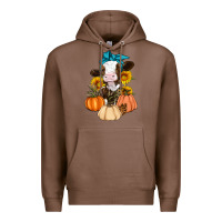 Chestnut Cow Fall Pumpkin Premium Hoodie - Artiststas