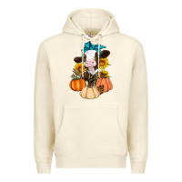 Sandshell Cow Fall Pumpkin Premium Hoodie - Artiststas