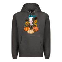 Smoke Cow Fall Pumpkin Premium Hoodie - Artiststas