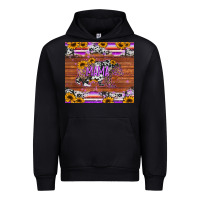 Black mama bear sunflowers purple Urban Hoodie - Jasminsmagicworld