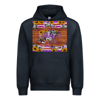 Navy mama bear sunflowers purple Urban Hoodie - Jasminsmagicworld