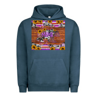 Pigment Midnight Navy mama bear sunflowers purple Urban Hoodie - Jasminsmagicworld