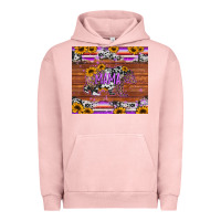 Pigment Salmon mama bear sunflowers purple Urban Hoodie - Jasminsmagicworld