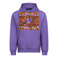 Tulip mama bear sunflowers purple Urban Hoodie - Jasminsmagicworld