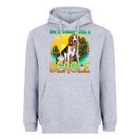 Heather Grey life is better with a beagle Heavyweight Hoodie - texasbilliewilder
