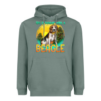 Sage life is better with a beagle Heavyweight Hoodie - texasbilliewilder