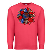 Cardinal American flag leopard sunflower Premium Sweatshirt - Zillion Design Studio