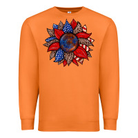 Carrot American flag leopard sunflower Premium Sweatshirt - Zillion Design Studio