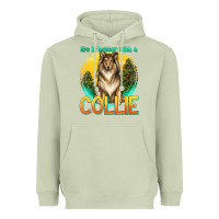Matcha life is better with a collie Heavyweight Hoodie - texasbilliewilder