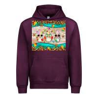 Mauve Wine summer gnomes Urban Hoodie - Artiststas