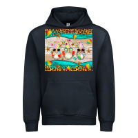 Navy summer gnomes Urban Hoodie - Artiststas