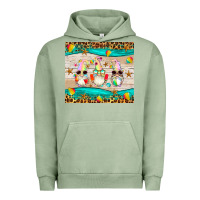 Pigment Oil Green summer gnomes Urban Hoodie - Artiststas
