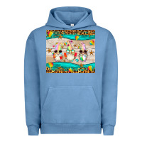 Pigment Pebble Blue summer gnomes Urban Hoodie - Artiststas