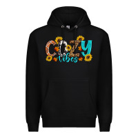 Black Cozy Vibes Fall Sunflowers Premium Hoodie - Artiststas