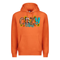 Carrot Cozy Vibes Fall Sunflowers Premium Hoodie - Artiststas