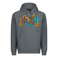 Rock Cozy Vibes Fall Sunflowers Premium Hoodie - Artiststas