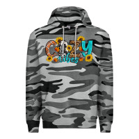 Slate Camo Cozy Vibes Fall Sunflowers Premium Hoodie - Artiststas