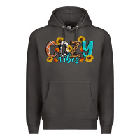 Smoke Cozy Vibes Fall Sunflowers Premium Hoodie - Artiststas
