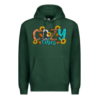 Sports Green Cozy Vibes Fall Sunflowers Premium Hoodie - Artiststas