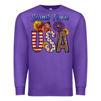 Purple small town usa Premium Sweatshirt - Zillion Design Studio