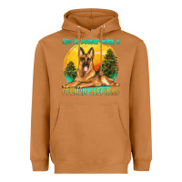 Meerkat life is better with a german shepherd Heavyweight Hoodie - texasbilliewilder