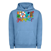 Pigment Pebble Blue love summer Urban Hoodie - Artiststas