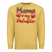 Antique Gold mama is my valentine Premium Sweatshirt - RanaPortraitStore