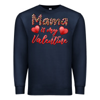 Navy mama is my valentine Premium Sweatshirt - RanaPortraitStore