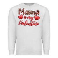 Oatmeal Heather mama is my valentine Premium Sweatshirt - RanaPortraitStore