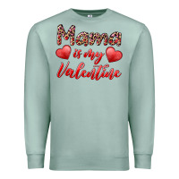 Seafoam mama is my valentine Premium Sweatshirt - RanaPortraitStore