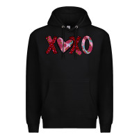 Black xoxo Premium Hoodie - JahusDesignShop