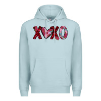 Blue Mist xoxo Premium Hoodie - JahusDesignShop